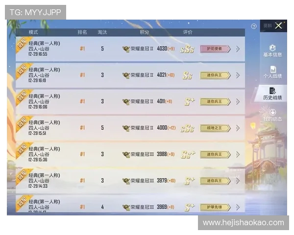 和平精英赛季节奏排名更新TES战队表现创新高引发关注